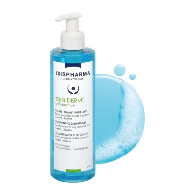 Isispharma Teen Derm Gel Sensitive Nettoyant 250ml