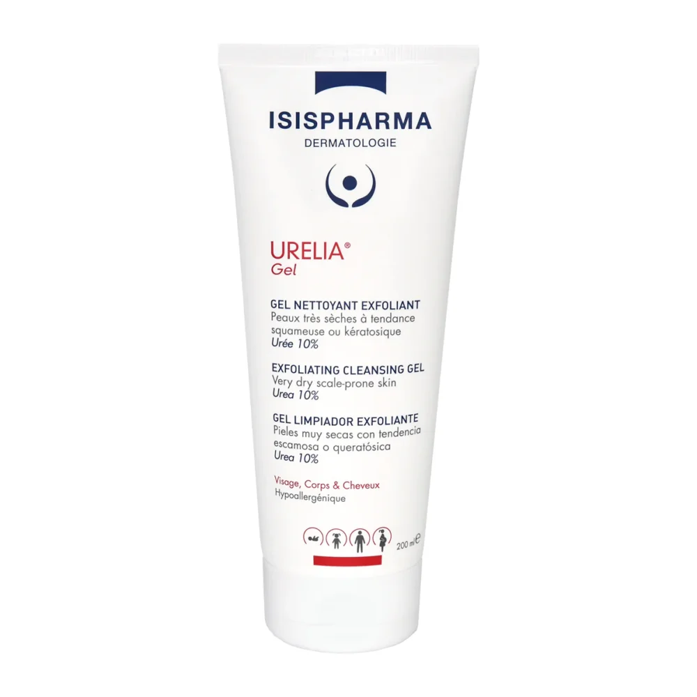 Isispharma urelia gel nettoyant exfoliant 200ml