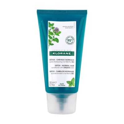 Klorane menthe aquatique baume protecteur anti-pollution 150ml assure une protection efficace pour les cheveux en manque d’éclat et de fraîcheur.