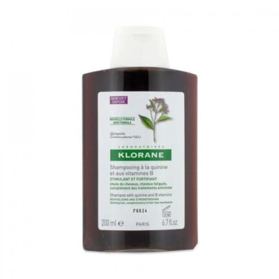 Klorane Shampooing Traitant Fortifiant À La Quinine Et Aux Vitamines B 200 ml