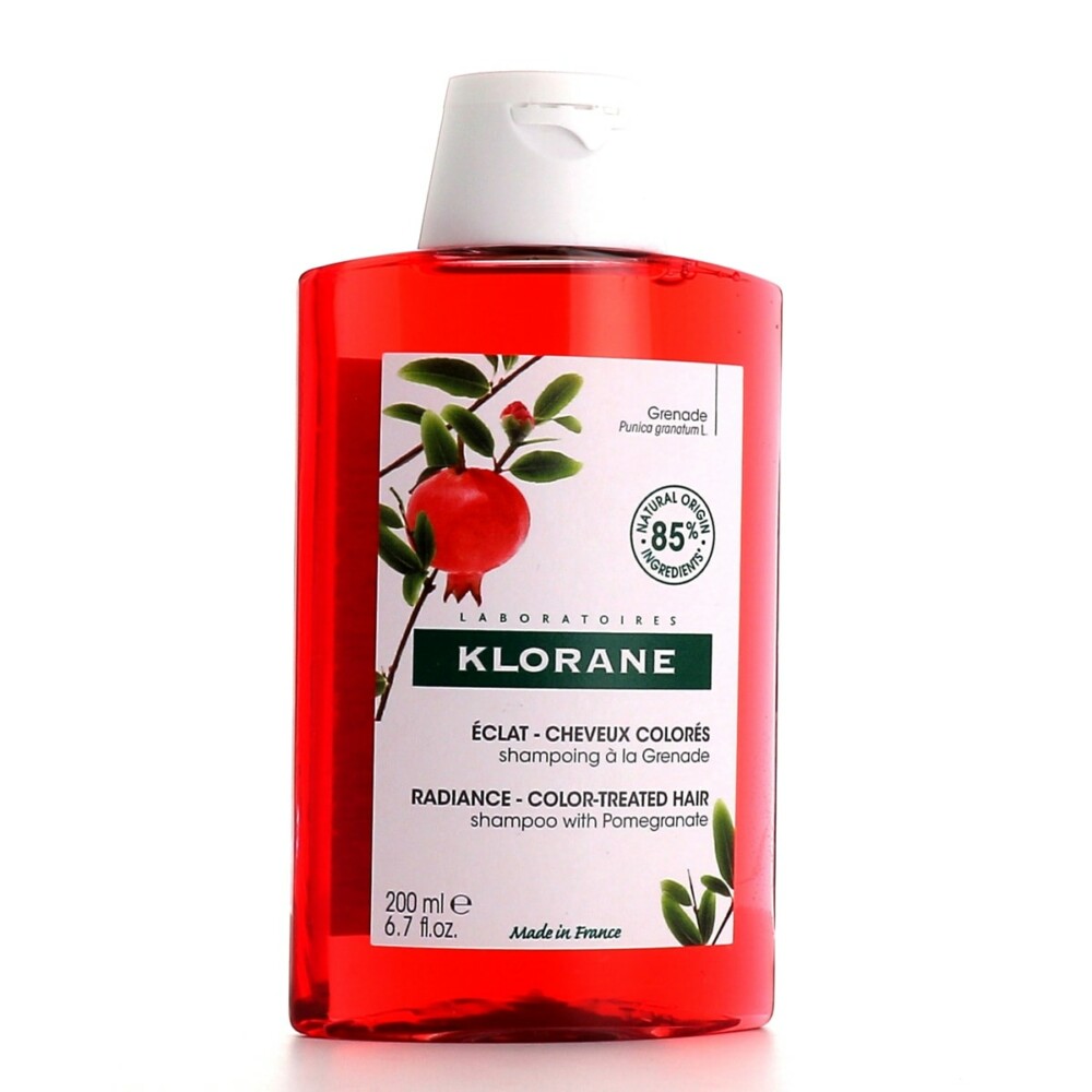 Klorane shampooing à la grenade pour cheveux colorés