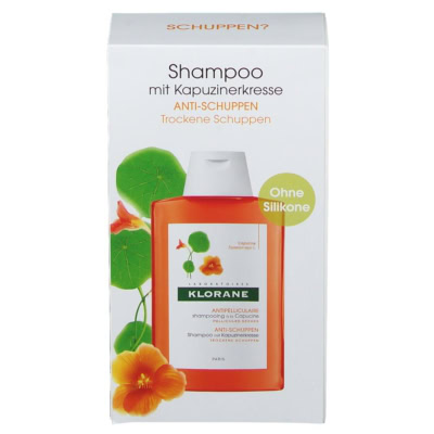 Klorane shampooing antipelliculaire à l'extrait de capucine 200ml