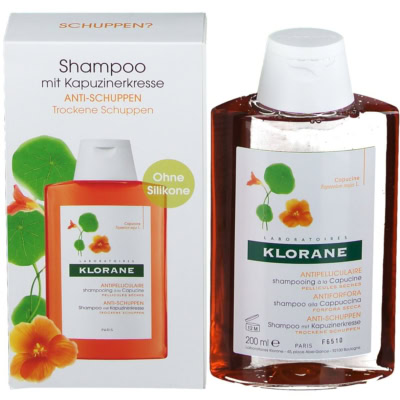 Klorane Shampooing Antipelliculaire à L'extrait de Capucine 200ml