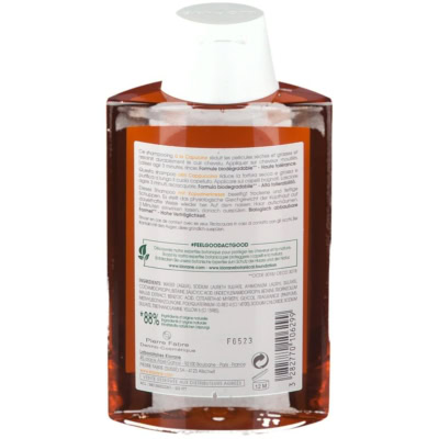 Klorane shampooing antipelliculaire à l'extrait de capucine 200ml