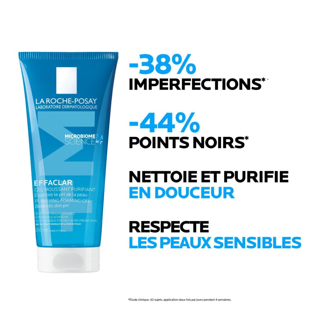 La roche posay effaclar gel moussant purifiant 200ml