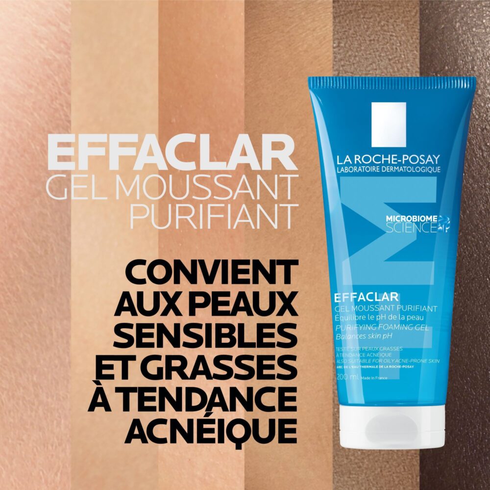La roche posay effaclar gel moussant purifiant 200ml