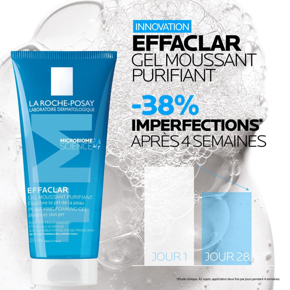 La roche posay effaclar gel moussant purifiant 200ml