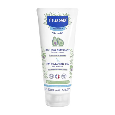 MUSTELA 2 En 1 Gel Lavant Doux Corps Et Cheveux 200ml