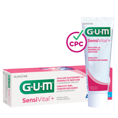 GUM Sensivital+ Dentifrice Fluoré 75ml