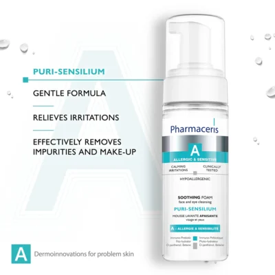 Pharmaceris a puri sensilium mousse nettoyante apaisante 150ml