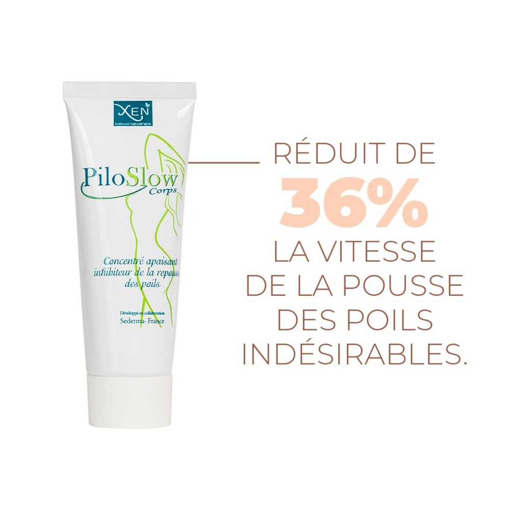 Xen pilo slow corps inhibiteur de la repousse des poils. 70g