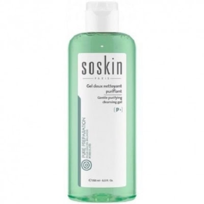SOSKIN Gel doux nettoyant purifiant, 250ml