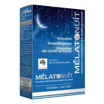 VITAL Melatonuit 30 Gélules