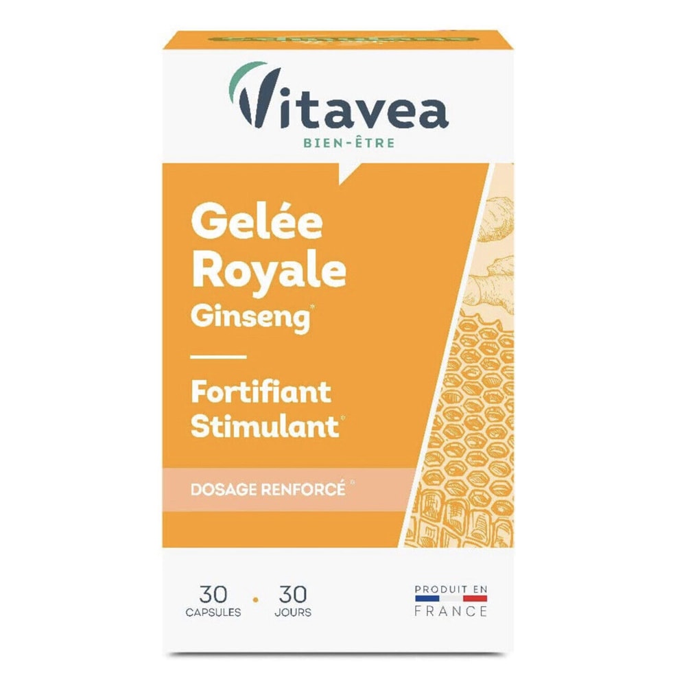 Vitavea gelée royale + ginseng 30 capsules