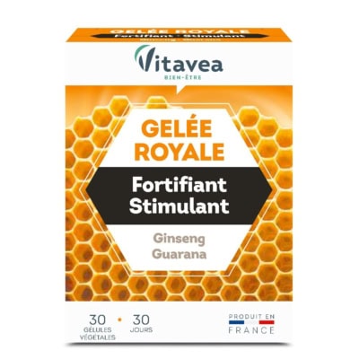 Vitavea Gelée Royale Fortifiant Stimulant + Ginseng 30 Gélules