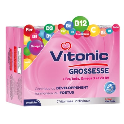 VITONIC Grossesse 30 Gelules