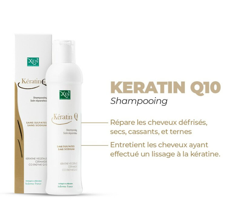 Xen kératin q10 shampooing , 200ml
