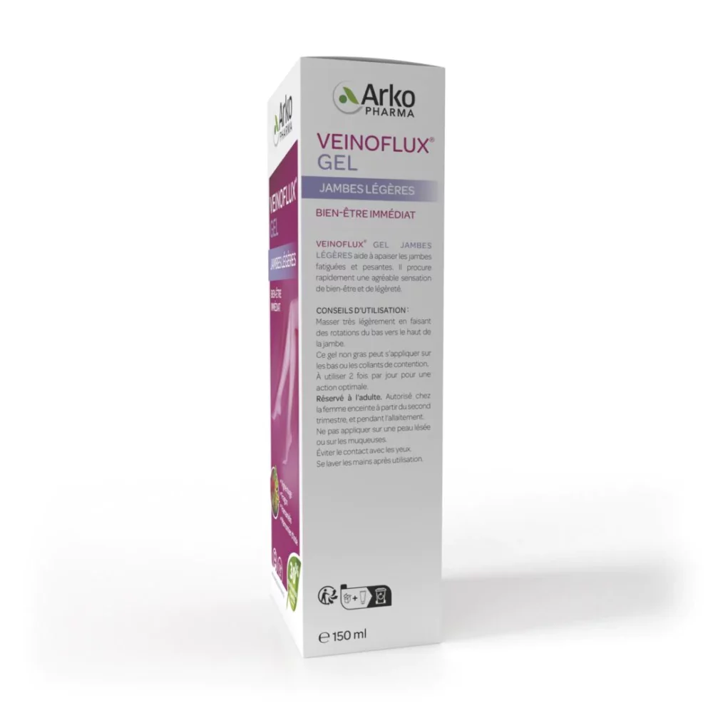 Arkopharma veinoflux gel pour jambes légères 150ml