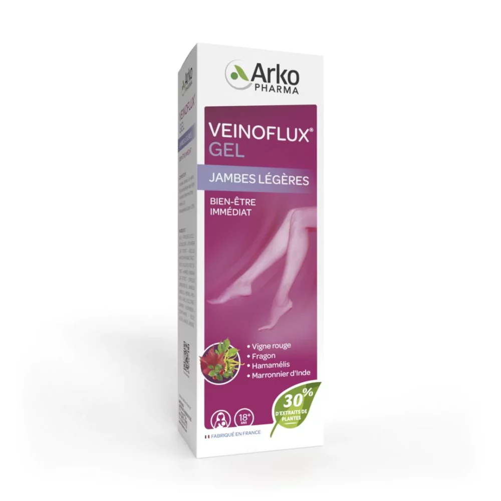 Arkopharma veinoflux gel pour jambes légères 150ml