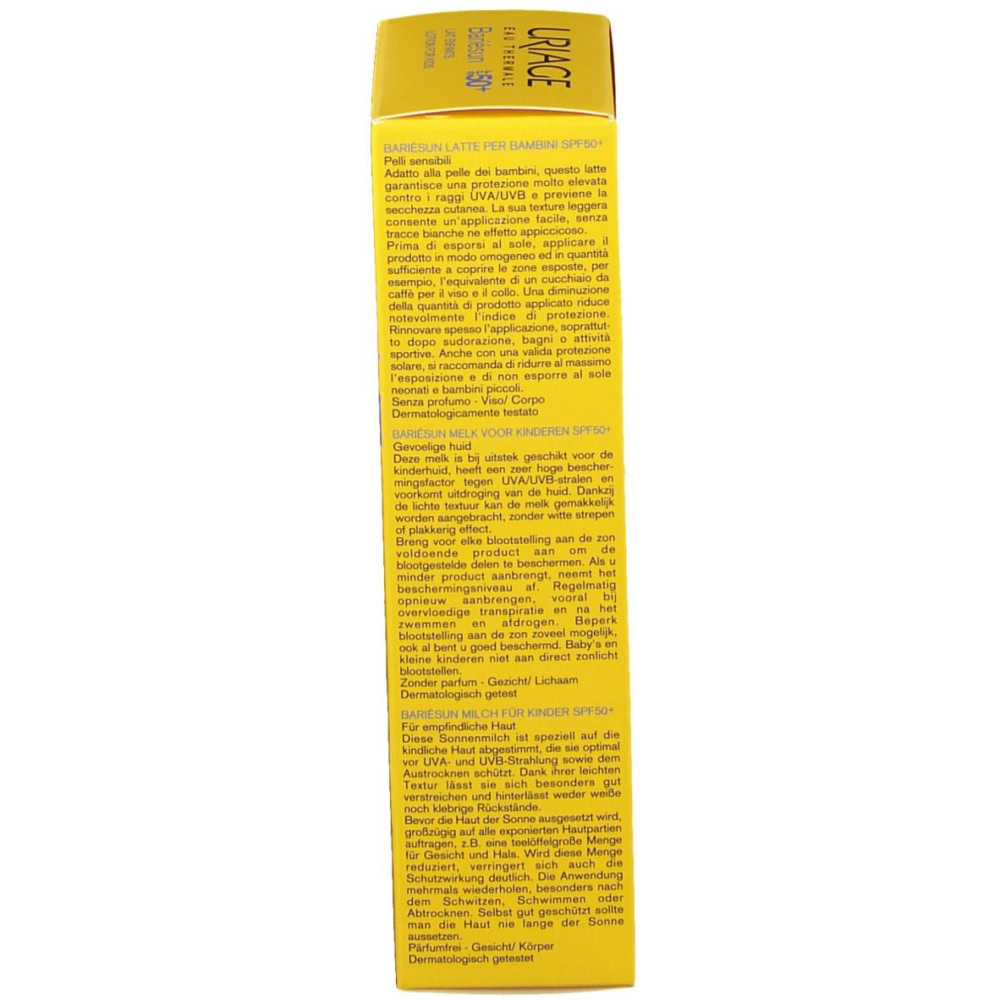 Uriage bariesun lait enfant très haute protection spf50+ 100ml