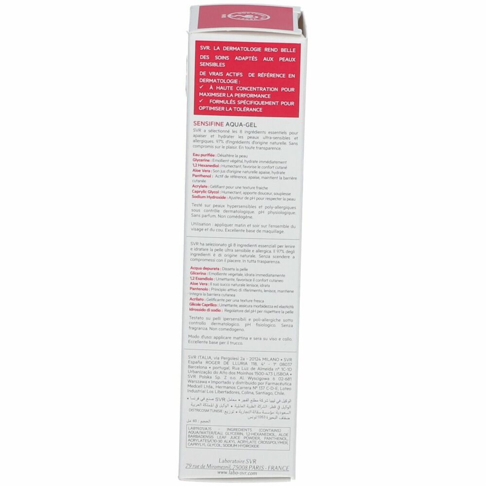 Svr sensifine aqua-gel