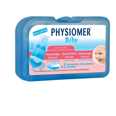 PHYSIOMER Mouche Bébé Avec Embout et 5 Filtres Jetables