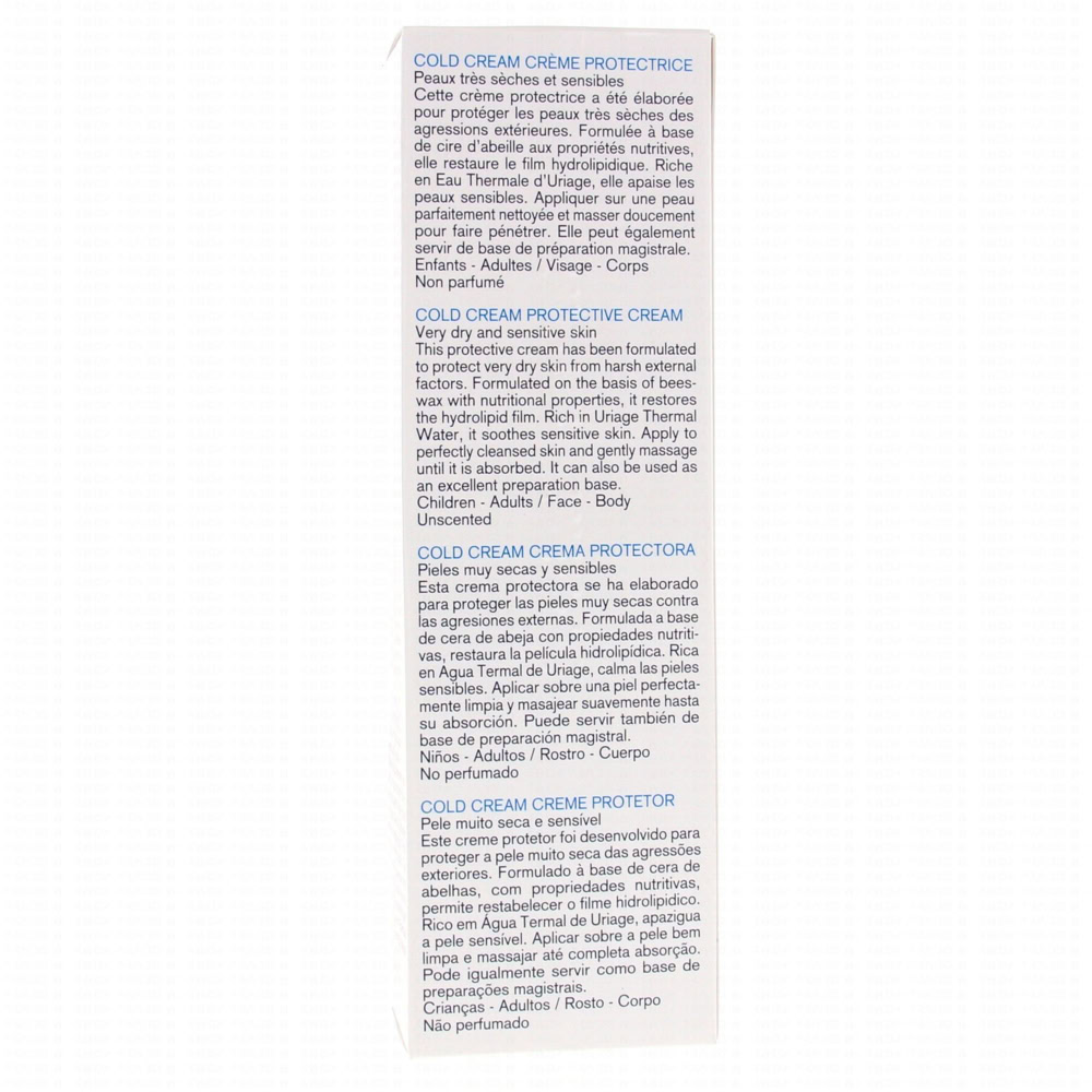 Uriage cold cream creme protectrice 100ml