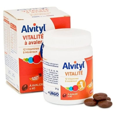 alvityl 12 vitamines et 8 mineraux 40 comprimes