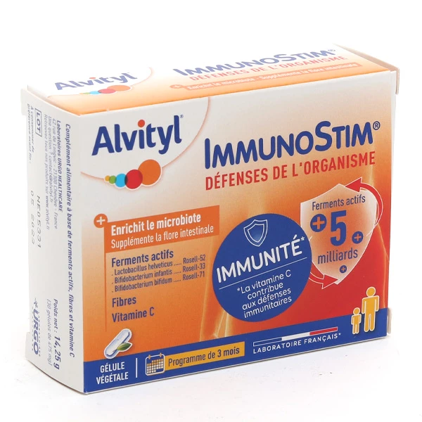 Alvityl immunostim defenses 30 gelules