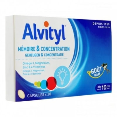 Alvityl Mémoire et concentration – dès 10 ans