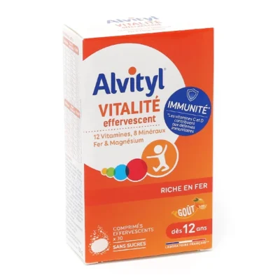 alvityl vitalite 30 comprimes effervescents - maparatunisie