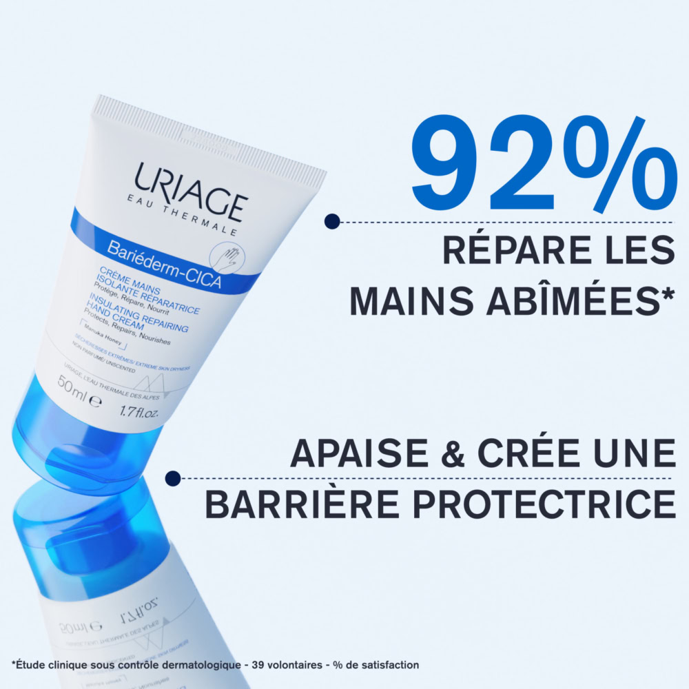 Uriage bariederm cica crème mains isolante réparatrice 50ml