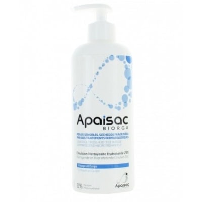 BIORGA APAISAC CREME LAVANTE HYDRATANTE 24H 400ML