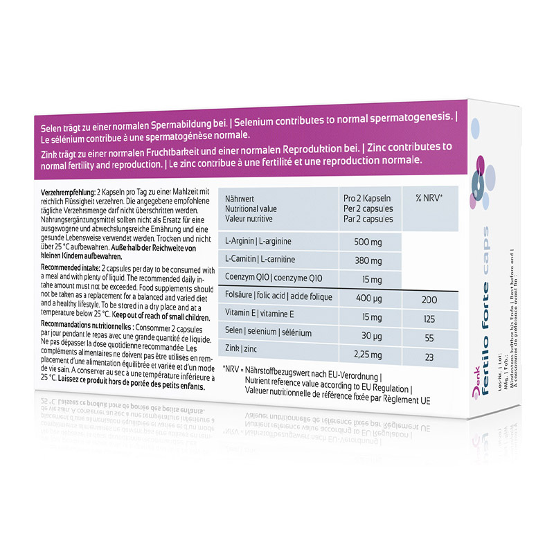 DENK PHARMA Fertilo Forte 60 Capsules