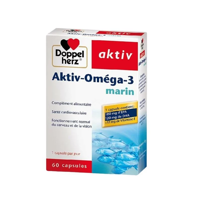Aktiv omega-3 marin 60 capsules