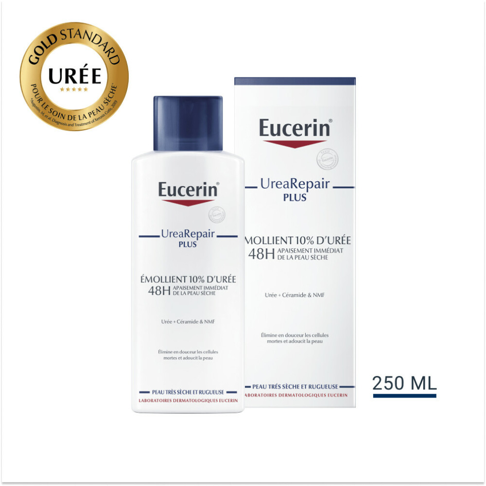 Eucerin urearepair plus émollient 10% d'urée 250 ml