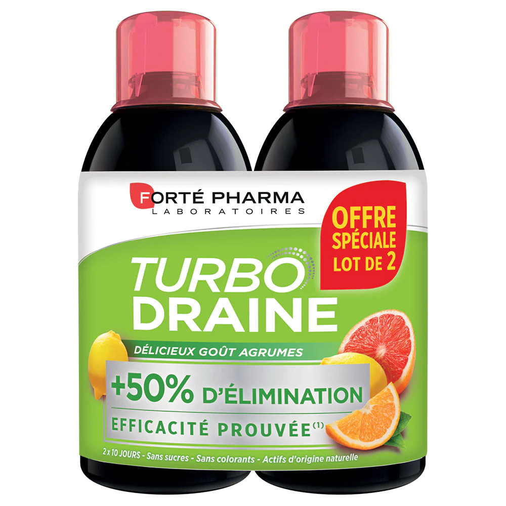 Forte pharma duo pack turbodraine agrumes