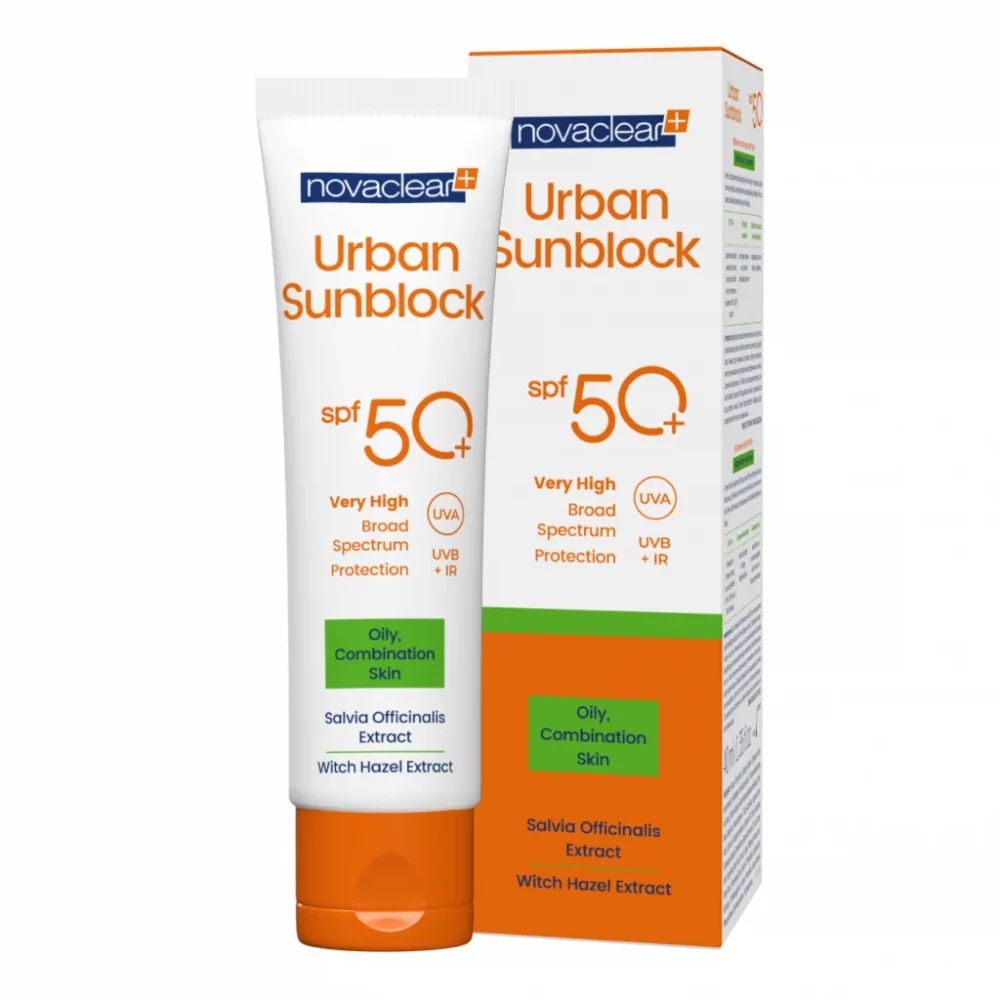 Novaclear urban sunblock oily skin spf50+ 40ml