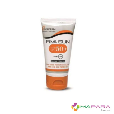RIVADERM Riva Sun Ecran Fluide Teinté SPF50+ 50ml