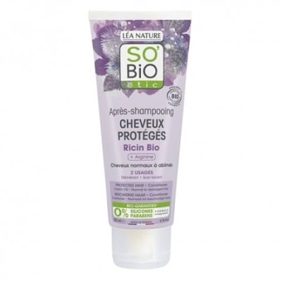 SO BIO Apres-shampooing Cheveux Proteges Ricin 200ml