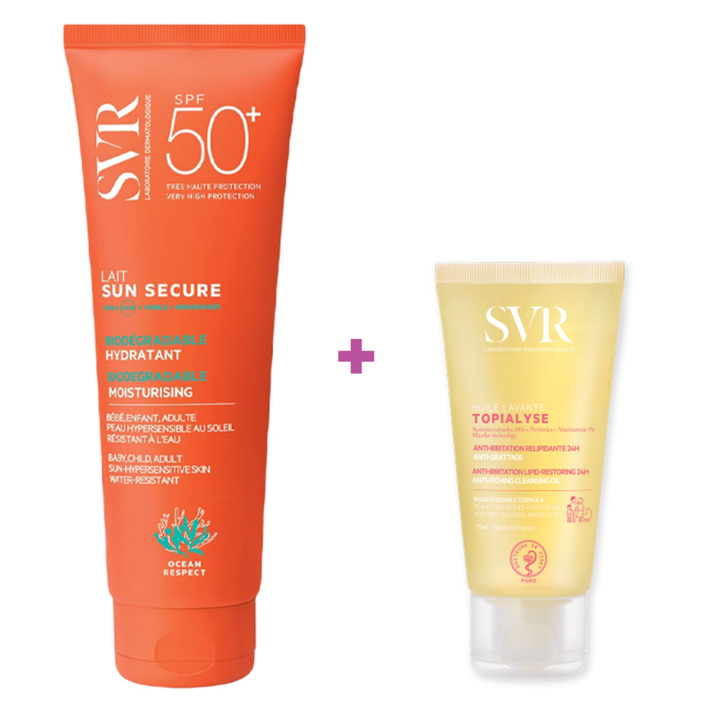 Svr sun secure lait hydratant invisible spf50+ 250ml