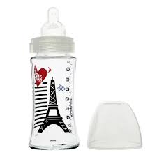 TOMMEE TIPPEE Close To Nature Biberon En Verre 0m+ 250ml Lapin Rose -  MaPara Tunisie