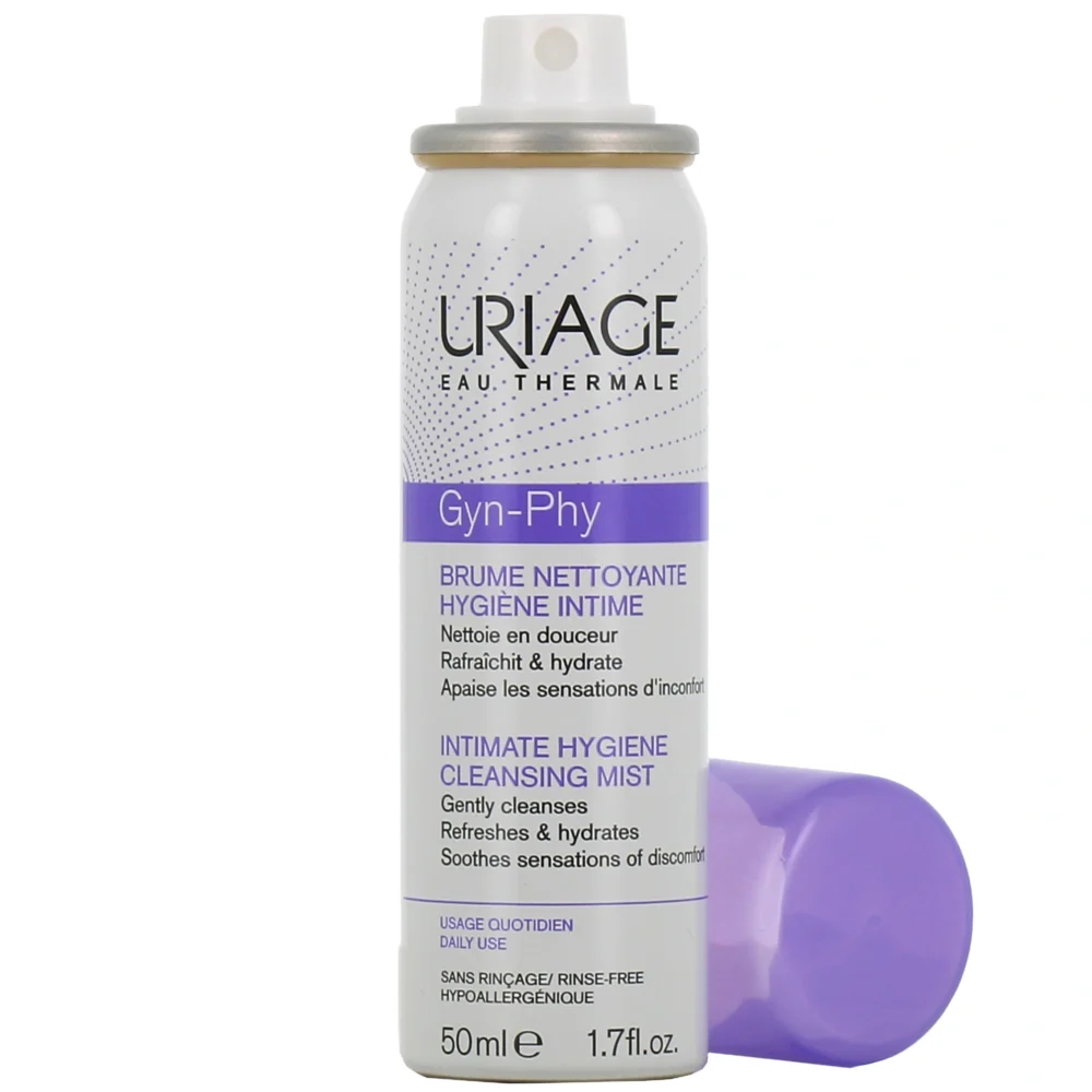 Uriage gyn-phy brume nettoyante hygiène intime 50ml