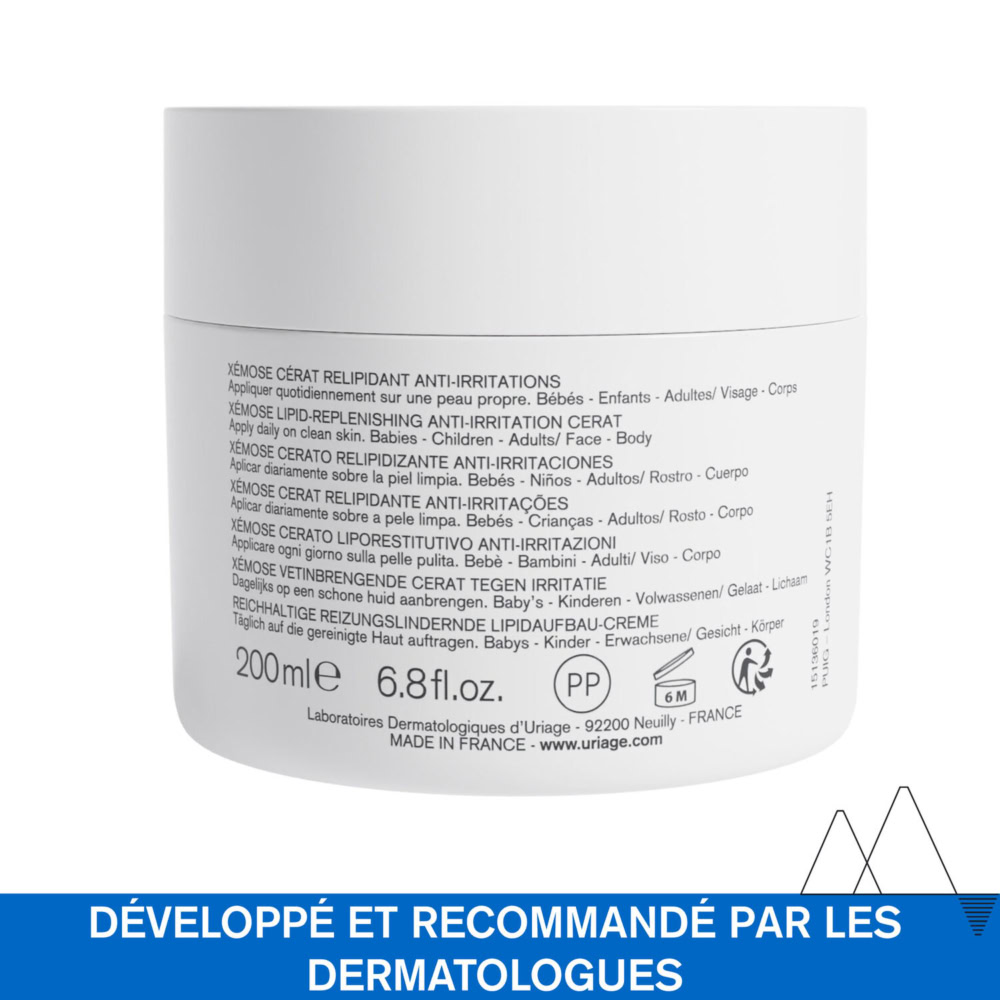 Uriage xemose cérat relipidant anti-irritations 200ml