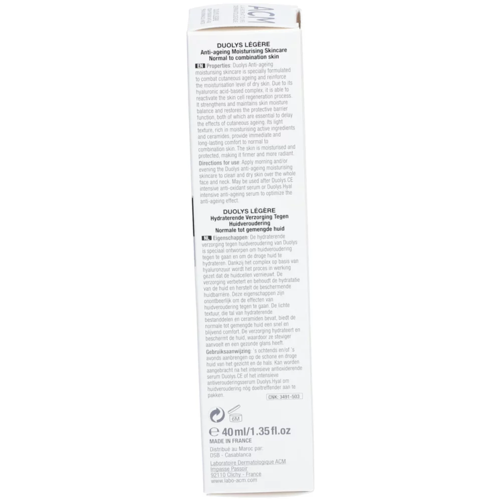 Acm duolys légère soin hydratant anti-âge 40ml