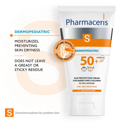 Pharmaceris s dermopediatric protection solaire enfant spf50+ 125ml