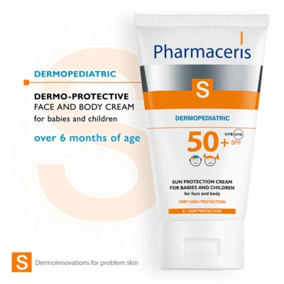 Pharmaceris s dermopediatric protection solaire enfant spf50+ 125ml