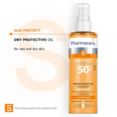 Pharmaceris s huile seche spf 50+ corps et cheveux 200ml