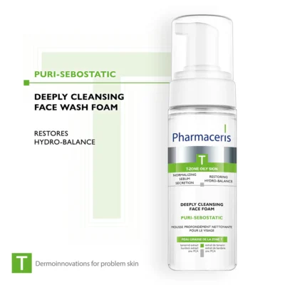 Pharmaceris t puri-sebostatic mousse nettoyante 150ml
