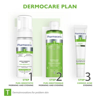 Pharmaceris t puri-sebostatic mousse nettoyante 150ml